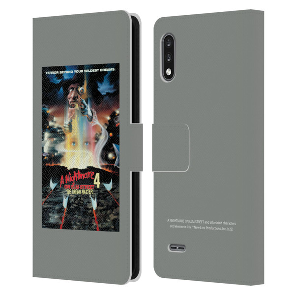 A Nightmare On Elm Street 4 The Dream Master Graphics Poster Leather Book Wallet Case Cover For LG K22
