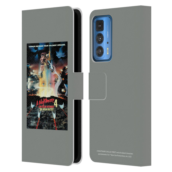 A Nightmare On Elm Street 4 The Dream Master Graphics Poster Leather Book Wallet Case Cover For Motorola Edge 20 Pro