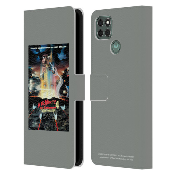A Nightmare On Elm Street 4 The Dream Master Graphics Poster Leather Book Wallet Case Cover For Motorola Moto G9 Power