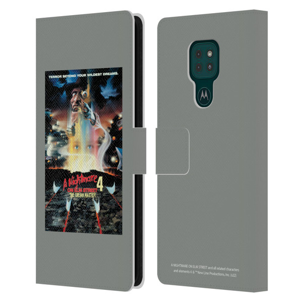 A Nightmare On Elm Street 4 The Dream Master Graphics Poster Leather Book Wallet Case Cover For Motorola Moto G9 Play