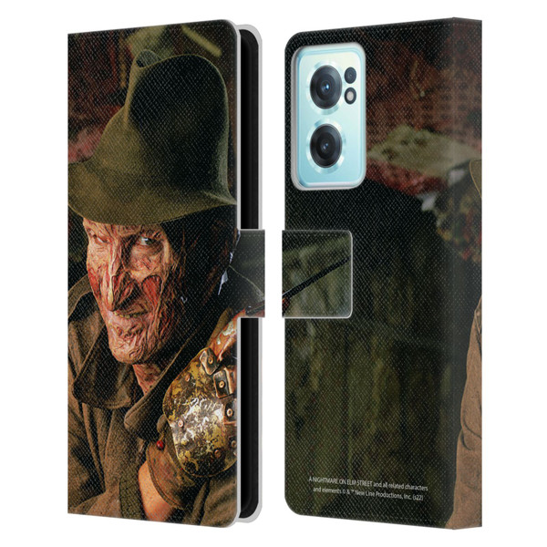 A Nightmare On Elm Street 4 The Dream Master Graphics Freddy Leather Book Wallet Case Cover For OnePlus Nord CE 2 5G
