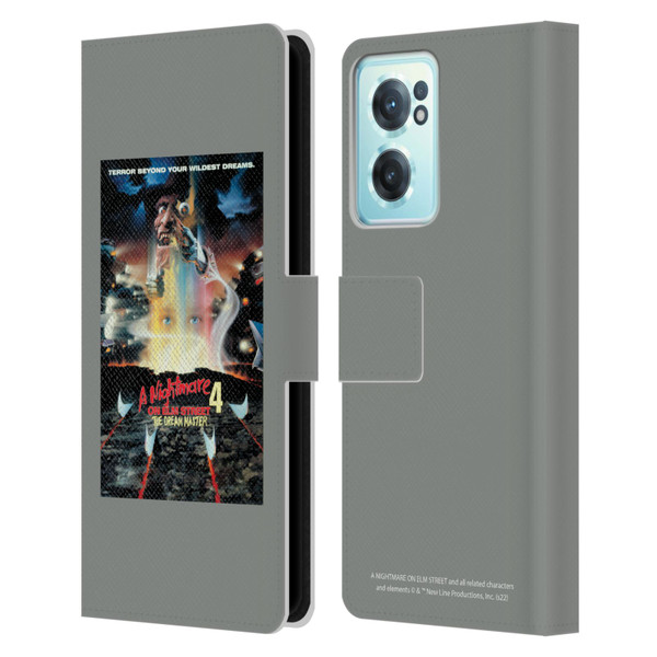A Nightmare On Elm Street 4 The Dream Master Graphics Poster Leather Book Wallet Case Cover For OnePlus Nord CE 2 5G