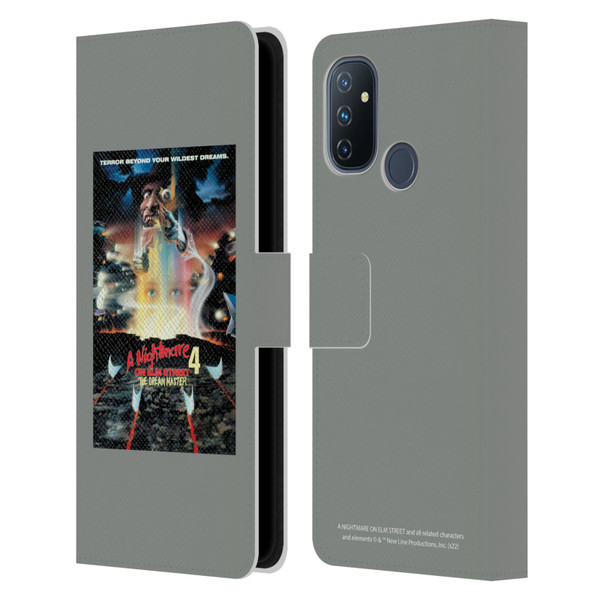 A Nightmare On Elm Street 4 The Dream Master Graphics Poster Leather Book Wallet Case Cover For OnePlus Nord N100