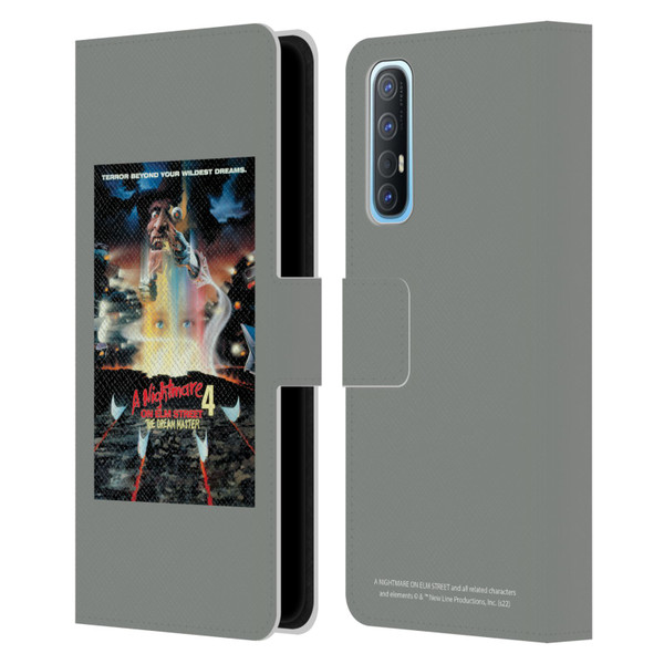 A Nightmare On Elm Street 4 The Dream Master Graphics Poster Leather Book Wallet Case Cover For OPPO Find X2 Neo 5G
