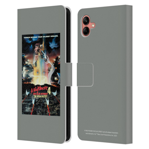 A Nightmare On Elm Street 4 The Dream Master Graphics Poster Leather Book Wallet Case Cover For Samsung Galaxy A04 (2022)
