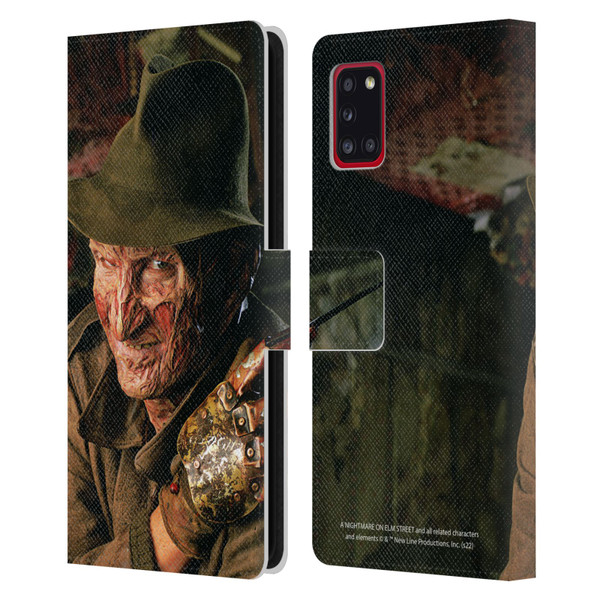 A Nightmare On Elm Street 4 The Dream Master Graphics Freddy Leather Book Wallet Case Cover For Samsung Galaxy A31 (2020)
