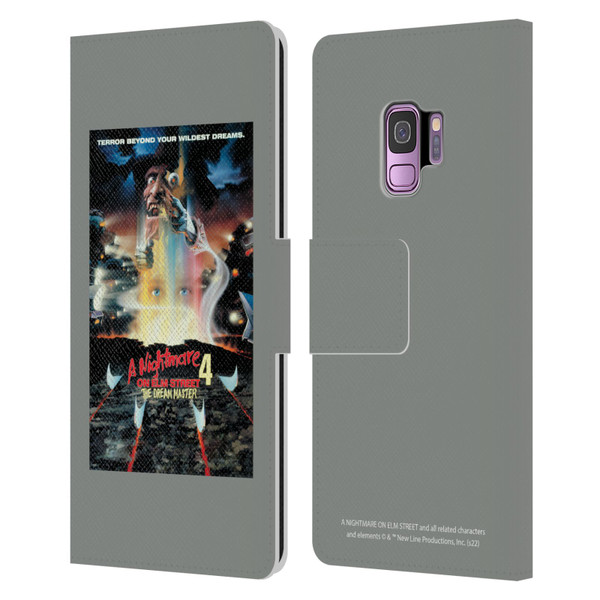 A Nightmare On Elm Street 4 The Dream Master Graphics Poster Leather Book Wallet Case Cover For Samsung Galaxy S9