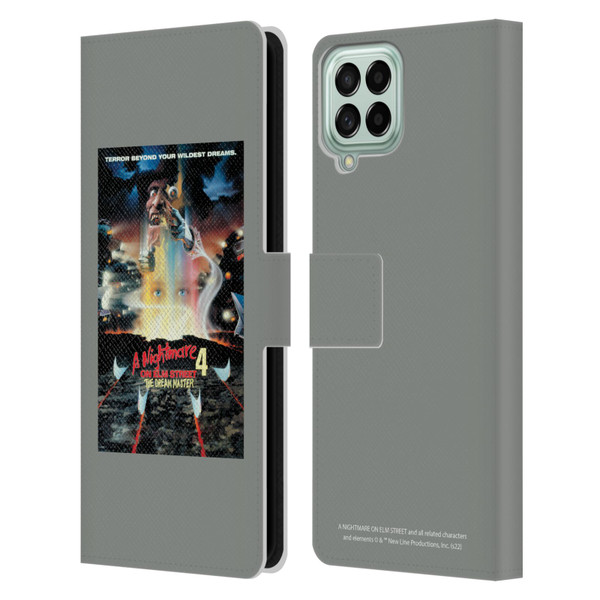 A Nightmare On Elm Street 4 The Dream Master Graphics Poster Leather Book Wallet Case Cover For Samsung Galaxy M53 (2022)