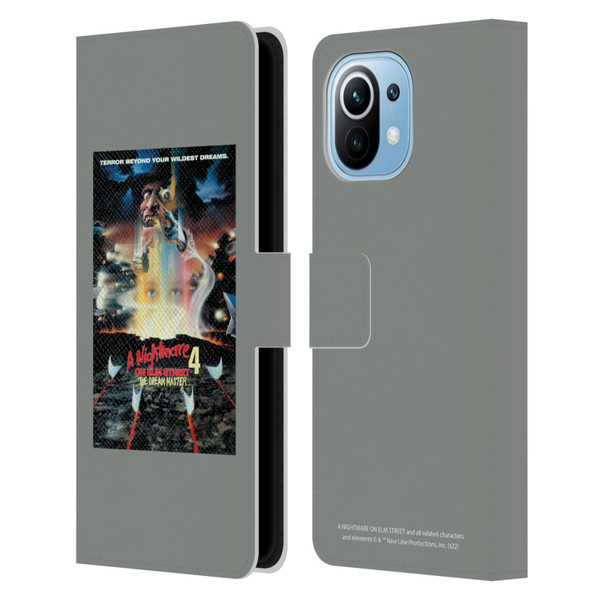 A Nightmare On Elm Street 4 The Dream Master Graphics Poster Leather Book Wallet Case Cover For Xiaomi Mi 11
