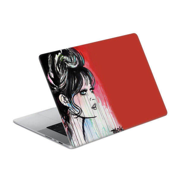 LouiJoverArt Red Ink God Created Woman Vinyl Sticker Skin Decal Cover for Apple MacBook Pro 16" A2485