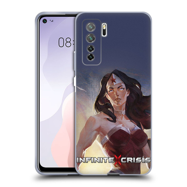 Infinite Crisis Characters Wonder Woman Soft Gel Case for Huawei Nova 7 SE/P40 Lite 5G