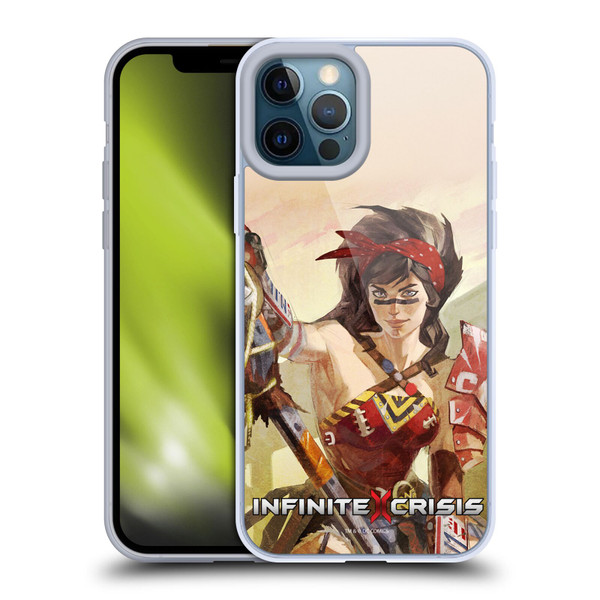 Infinite Crisis Characters Atomic Wonder Woman Soft Gel Case for Apple iPhone 12 Pro Max