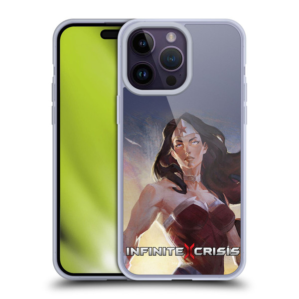 Infinite Crisis Characters Wonder Woman Soft Gel Case for Apple iPhone 14 Pro Max