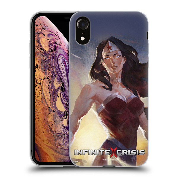 Infinite Crisis Characters Wonder Woman Soft Gel Case for Apple iPhone XR