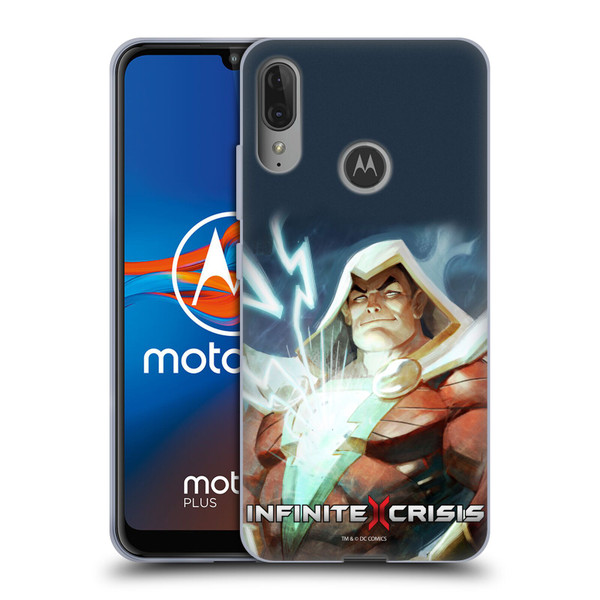 Infinite Crisis Characters Shazam Soft Gel Case for Motorola Moto E6 Plus
