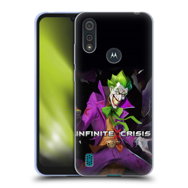 Infinite Crisis Characters Joker Soft Gel Case for Motorola Moto E6s (2020)