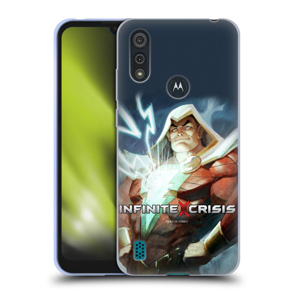 Infinite Crisis Characters Shazam Soft Gel Case for Motorola Moto E6s (2020)