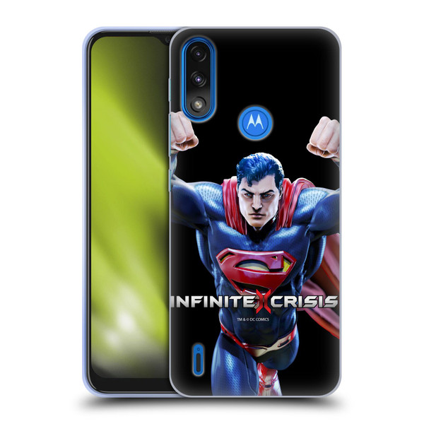 Infinite Crisis Characters Superman Soft Gel Case for Motorola Moto E7 Power / Moto E7i Power