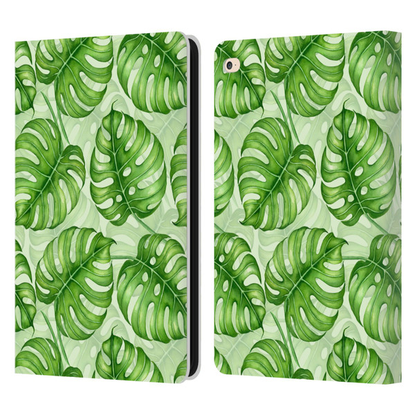 Katerina Kirilova Fruits & Foliage Patterns Monstera Leather Book Wallet Case Cover For Apple iPad Air 2 (2014)