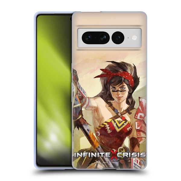 Infinite Crisis Characters Atomic Wonder Woman Soft Gel Case for Google Pixel 7 Pro