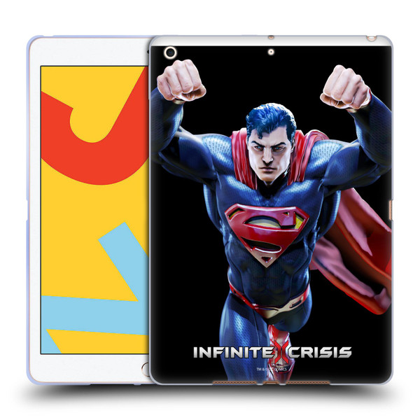 Infinite Crisis Characters Superman Soft Gel Case for Apple iPad 10.2 2019/2020/2021