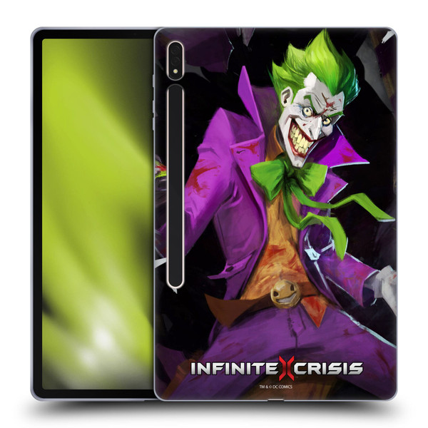 Infinite Crisis Characters Joker Soft Gel Case for Samsung Galaxy Tab S8 Plus