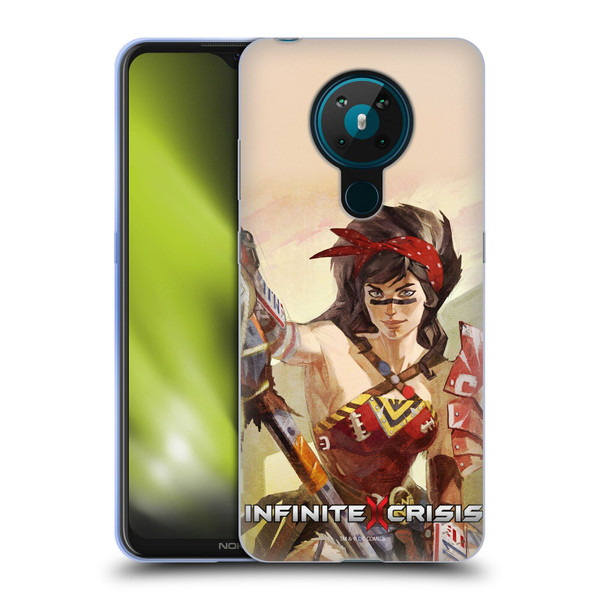 Infinite Crisis Characters Atomic Wonder Woman Soft Gel Case for Nokia 5.3