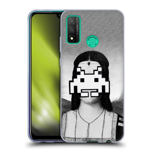 LouiJoverArt Black And White Renaissance Invaders Soft Gel Case for Huawei P Smart (2020)