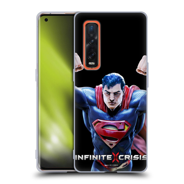 Infinite Crisis Characters Superman Soft Gel Case for OPPO Find X2 Pro 5G