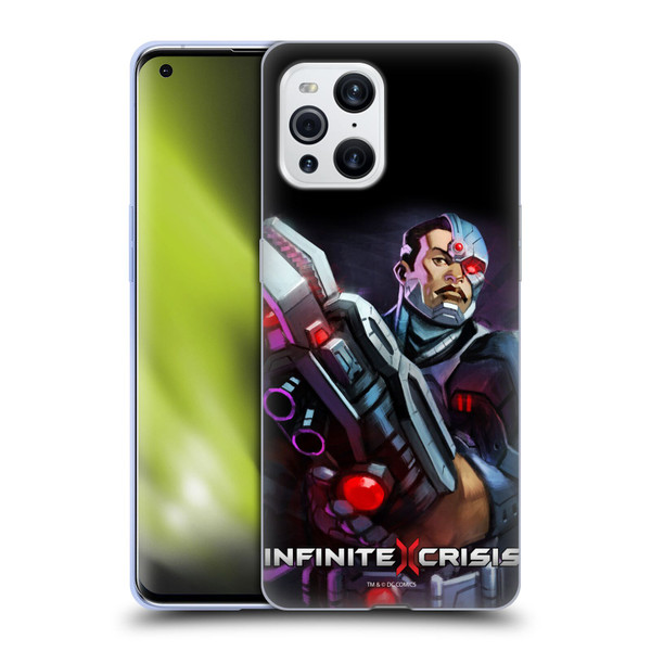 Infinite Crisis Characters Cyborg Soft Gel Case for OPPO Find X3 / Pro