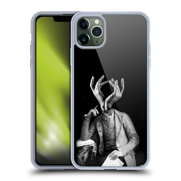 LouiJoverArt Black And White Sensitive Man Soft Gel Case for Apple iPhone 11 Pro Max