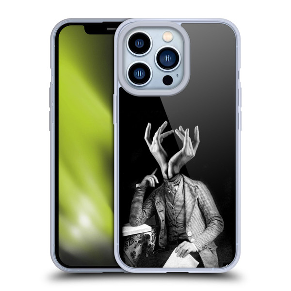 LouiJoverArt Black And White Sensitive Man Soft Gel Case for Apple iPhone 13 Pro