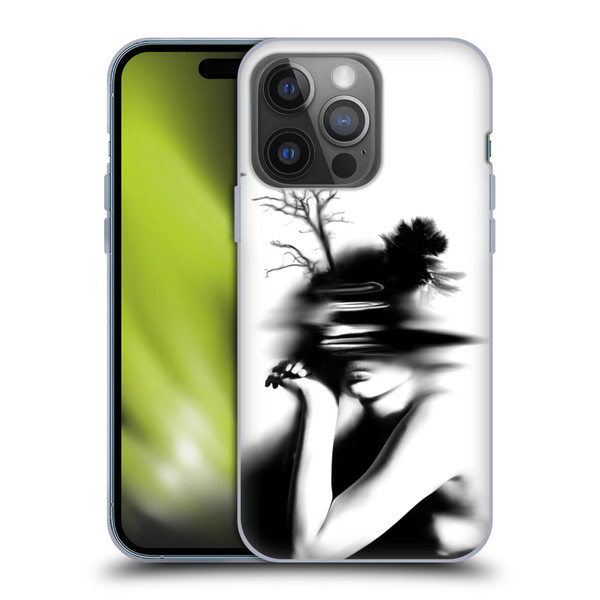 LouiJoverArt Black And White The Mystery Of Never Soft Gel Case for Apple iPhone 14 Pro