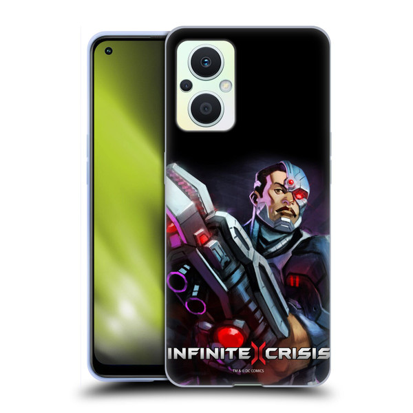 Infinite Crisis Characters Cyborg Soft Gel Case for OPPO Reno8 Lite