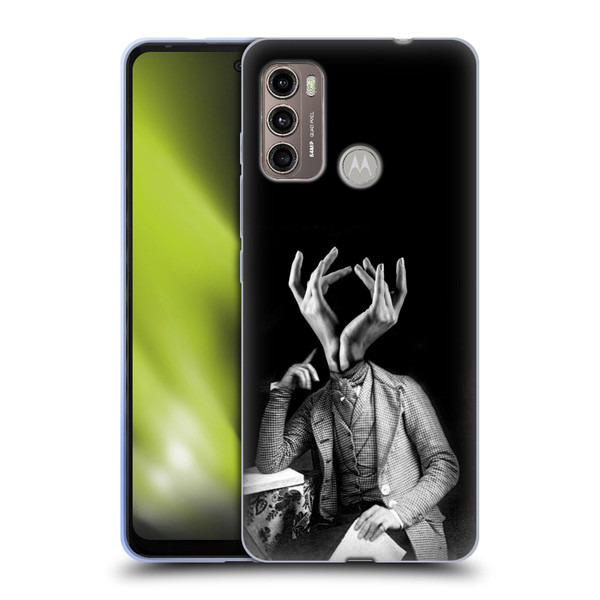 LouiJoverArt Black And White Sensitive Man Soft Gel Case for Motorola Moto G60 / Moto G40 Fusion