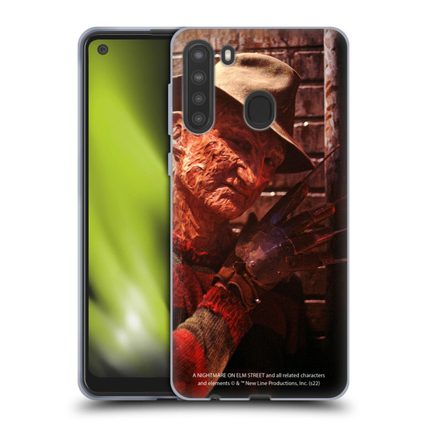 A Nightmare On Elm Street 3 Dream Warriors Graphics Freddy 3 Soft Gel Case for Samsung Galaxy A21 (2020)