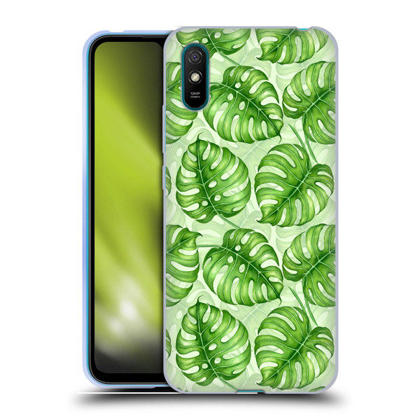 Katerina Kirilova Fruits & Foliage Patterns Monstera Soft Gel Case for Xiaomi Redmi 9A / Redmi 9AT