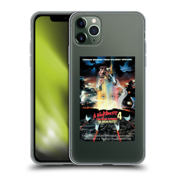 A Nightmare On Elm Street 4 The Dream Master Graphics Poster Soft Gel Case for Apple iPhone 11 Pro Max