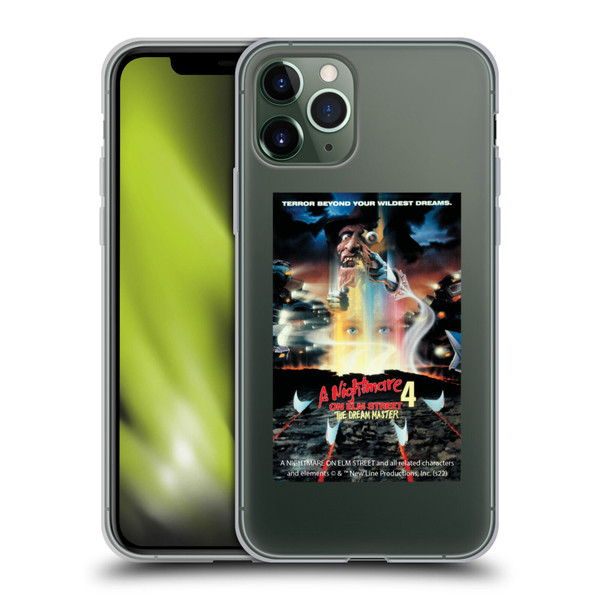 A Nightmare On Elm Street 4 The Dream Master Graphics Poster Soft Gel Case for Apple iPhone 11 Pro