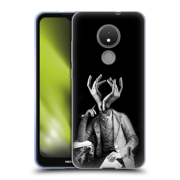 LouiJoverArt Black And White Sensitive Man Soft Gel Case for Nokia C21