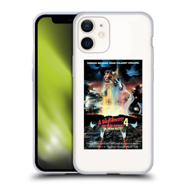 A Nightmare On Elm Street 4 The Dream Master Graphics Poster Soft Gel Case for Apple iPhone 12 Mini