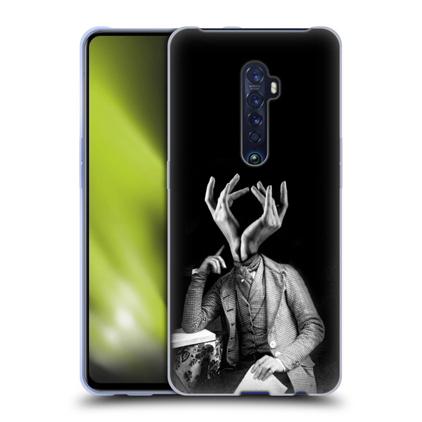 LouiJoverArt Black And White Sensitive Man Soft Gel Case for OPPO Reno 2