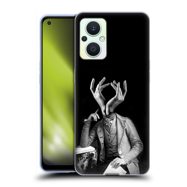 LouiJoverArt Black And White Sensitive Man Soft Gel Case for OPPO Reno8 Lite