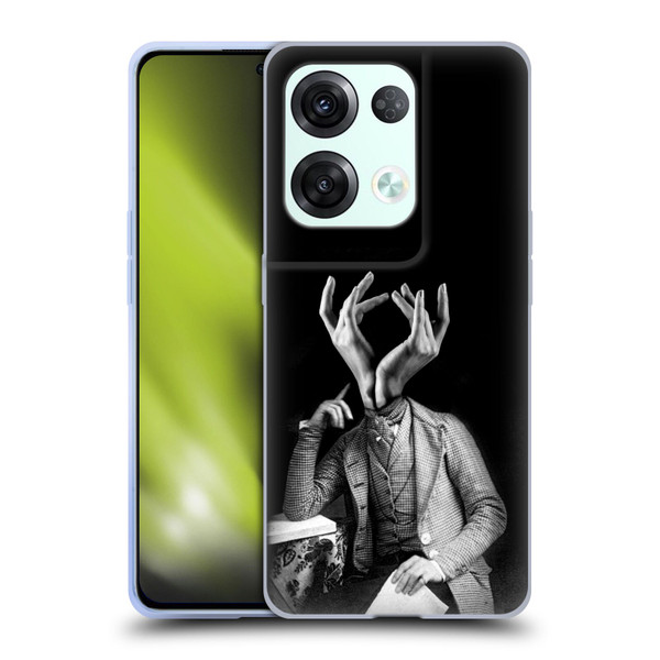 LouiJoverArt Black And White Sensitive Man Soft Gel Case for OPPO Reno8 Pro