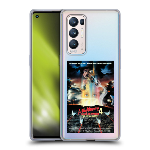 A Nightmare On Elm Street 4 The Dream Master Graphics Poster Soft Gel Case for OPPO Find X3 Neo / Reno5 Pro+ 5G
