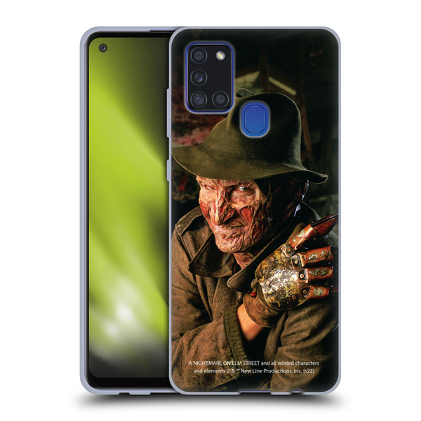 A Nightmare On Elm Street 4 The Dream Master Graphics Freddy Soft Gel Case for Samsung Galaxy A21s (2020)