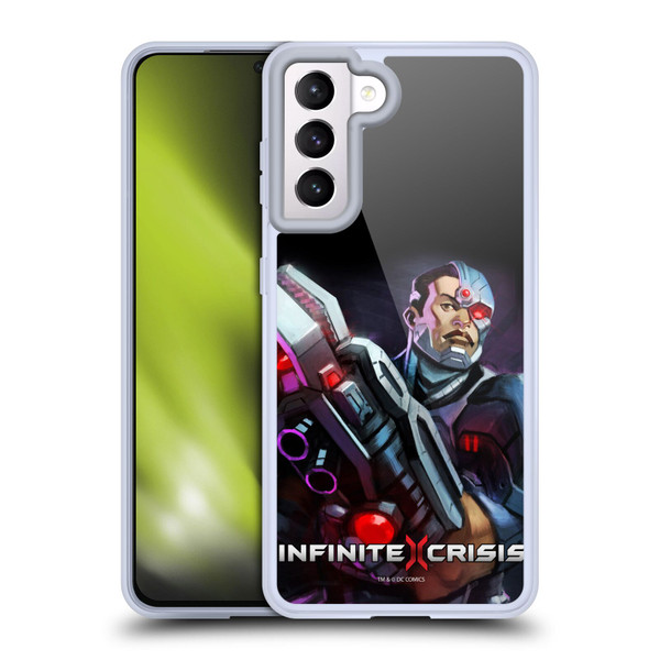 Infinite Crisis Characters Cyborg Soft Gel Case for Samsung Galaxy S21 5G