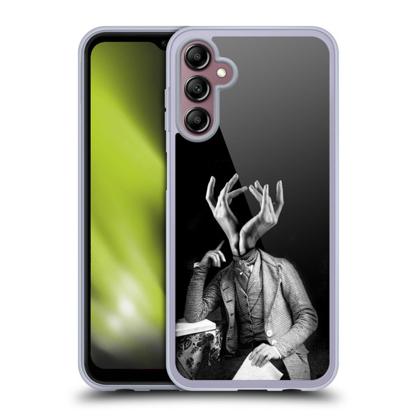 LouiJoverArt Black And White Sensitive Man Soft Gel Case for Samsung Galaxy A14 5G