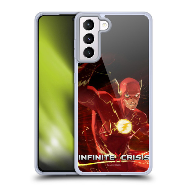 Infinite Crisis Characters Flash Soft Gel Case for Samsung Galaxy S21+ 5G