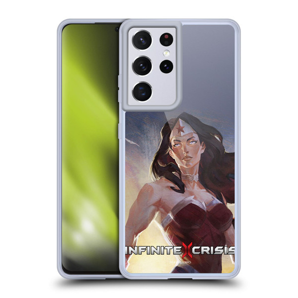 Infinite Crisis Characters Wonder Woman Soft Gel Case for Samsung Galaxy S21 Ultra 5G